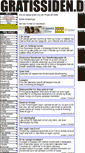 Mobile Screenshot of gratissiden.dk